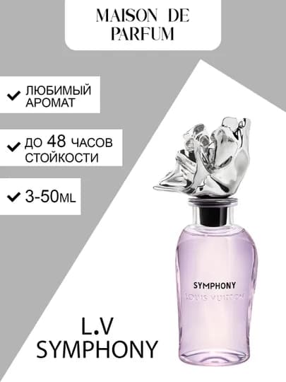 Louis Vuitton Symphony унисекс парфюм, цитрусовый свежий аромат, лёгкий, 3–50 мл — MAISUZB-SIMFONI-SIMFO5