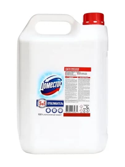 Domestos, профессиональное чистящее средство, дезинфицирующее, 5в1, 5л — BI10-DOMESTOS5LITR-4шт