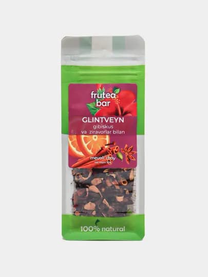 Fruteabar "Глинтвейн с гибискусом и пряностями" Чайный напиток сухой рассыпной, 50 гр — FRUTEA-P15DD30