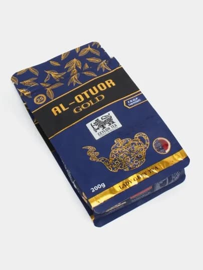 Чёрный цейлонский чай Al Otour Gold, с ароматом бергамота, 200 г — IRONCHO-3ЧЕРНЫЙ