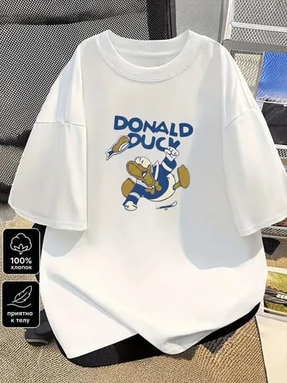 Женская футболка — MEWEAR2-MELANO100PAXTA-ЛАЗУР-Freesize-ML