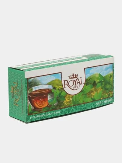 Чай черный Royal Life Mentol tea, 25 пакетиков — ROYALT-P0D6B9F
