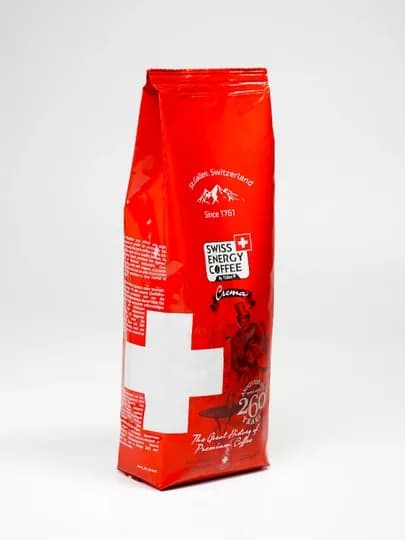 Кофе натуральный, молотый, свежеобжаренный, 90% арабика, 250 гр, Swiss Energy Crema — SWISS-CRMA250
