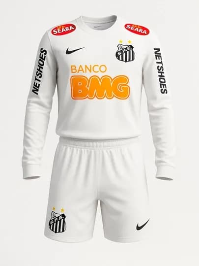 Футбольная форма Сантоc Неймар — KOSNO1-SANTOS-БЕЛЫЙ-S