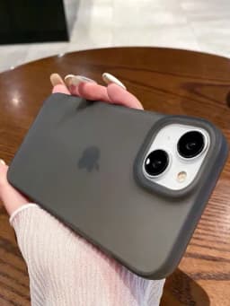 Защитный чехол из стекла для iPhone XR, X,XS, XS Max, 11,12, 13, 14,15, 16,17 Pro, Pro Max — DOOUPCA-CASE08-СЕРЫЙ-16 PLUS