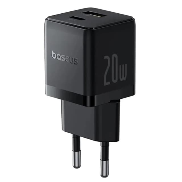 Сетевое зарядное устройство Baseus Palm Black Fast Charger 1C 20W EU