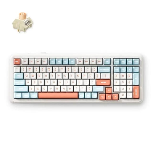MCHOSE K99 V2 Horizon Orange, Icy Creamsicle Switch, RGB, Hot-Swap