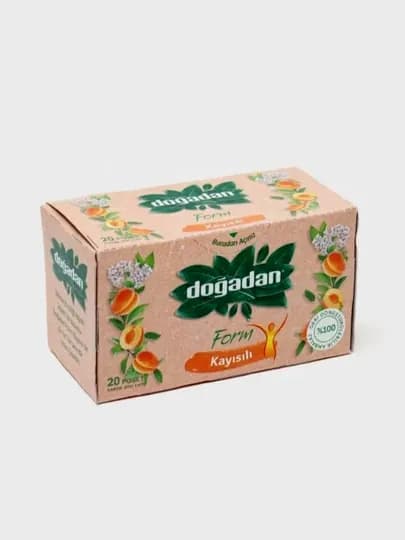 Dogadan Form турецкий чай для похудения, фруктовый чай, травяной чай, 20 пакетиков — FLAREUZ-DOGADAN-D/Абрик