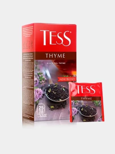 Чай черный Tess Thyme, 1.5 г * 25 шт — NIVEA-GRE0059