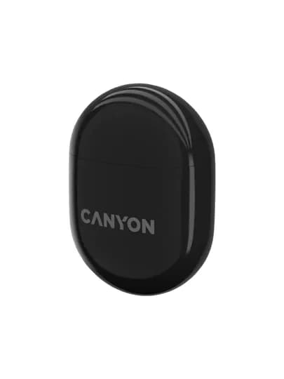 Наушники беспроводные с микрофоном CANYON TWS-6, с чехлом на кейс — TECGLR-TWS6-ЧЕРН