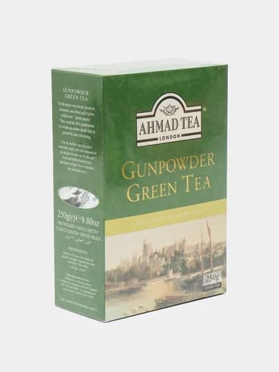 Чай Ahmad Tea зеленый рассыпной "Gunpowder" 250 гр — ЧАЙНЫЙ-P04686A