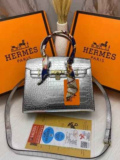 Женская сумка в стиле Hermes, для обладательниц изысканного вкуса — NAF1S1M-KOJAHERMES-CЕРМЕЛ