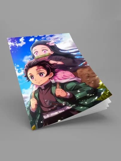 Блокнот с иллюстрациями Аниме — SALO-ANIME12-ИНДИГО