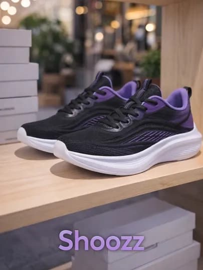 Женские лёгкие кроссовки Shoozz сетчатые — SHOOZZ-SHOOZSET-ЧЕРН-39