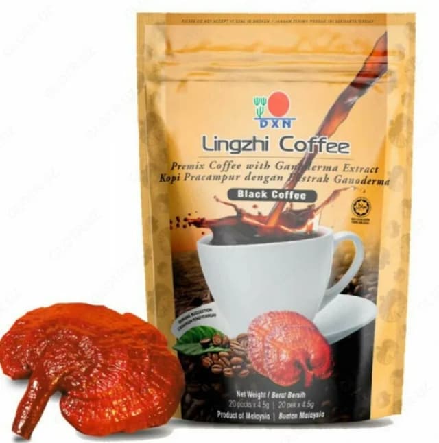 Растворимый кофе 2 Packs DXN Lingzhi Black Coffee Ganoderma Reishi Classic Caf Express Shipping