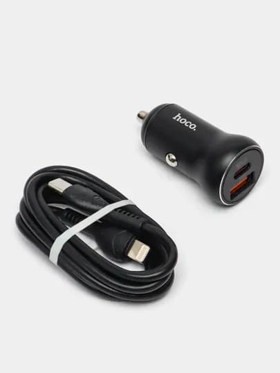 Автомобильное зарядное устройство Hoco NZ5, Smooth road, PD30W+QC3.0