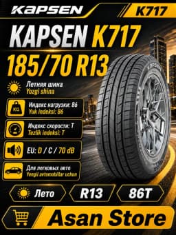 Шина Kapsen ComfortMax K717 86T 185/70 R13, 1 шт