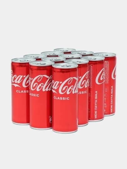 Газированный напиток Coca-Cola, 250 мл * 12 шт — CCCL-P039700