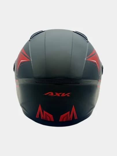 Мотошлем AXK – защитный шлем с двойным стеклом — SKUTER-KASAXK-БАГРОВ