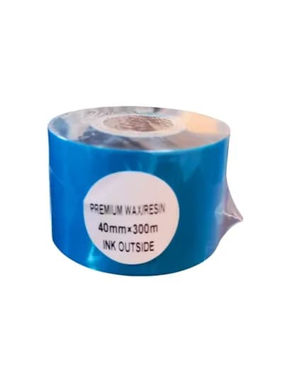 Риббон Premium WAX/Resin, термотрансферная лента, черный, для термопринтера, 1 шт — ЭТИКЕТ-WAXRESI-ЗЕЛЕН