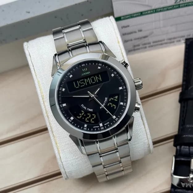Zama Watch ZM-12 с сапфировым стеклом и напоминанием о времени намаза