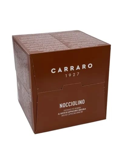 Кофе в капсулах Carraro Nocciolino — напиток с вкусом фундука, 30 капсул, Dolce Gusto — TCFSHOP-TCFC0134