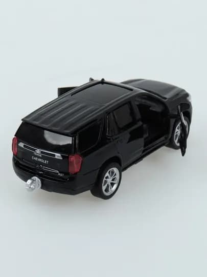 Металлическая машина Tahoe со звуком, светом, музыкой и открывающимися дверями — KIDZY-TAHOE01-ЧЕРН