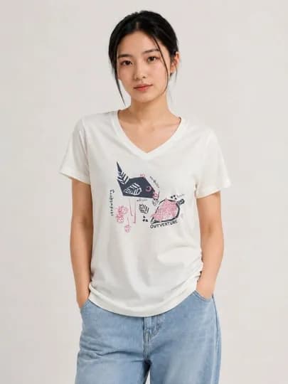 Премиальная oversize футболка для женщин, из 100% хлопка, унисекс casual basic — YUMABOO-QIZFUD1-МОЛОЧ-S