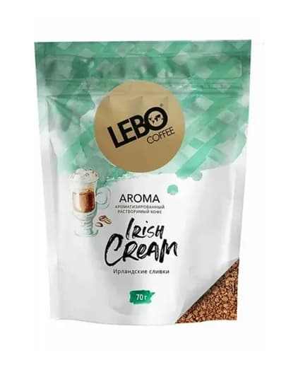 Кофе LEBO растворимый сублимированный Арабика 70–75 г — ароматизированный и классический — MIM25-LERASTVOR-МЕНТОЛ