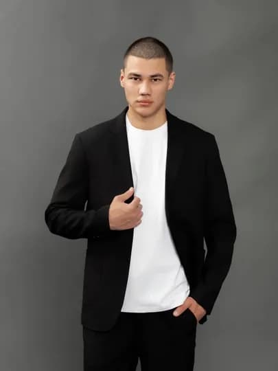 Пиджак с подкладом JUST JT9503-6232-1 — JUST-JT962321-ЧЕРН-L