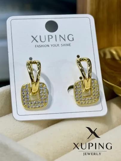 Серьги для женщин и девушек — HUSNUR-XUPING8-БРОНЗ