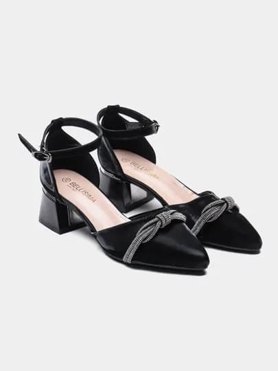 Женские босоножки BELLISIMA 669-21 из экокожи, 4 цвета, размеры 36–40 — MYSHOE1-66921-ЧЕРН-36
