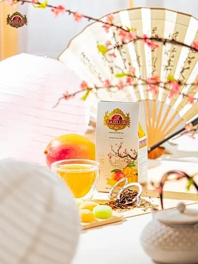 Чай White Tea - Mango Orange, 100 г — BASILUR-MANGOORANGE