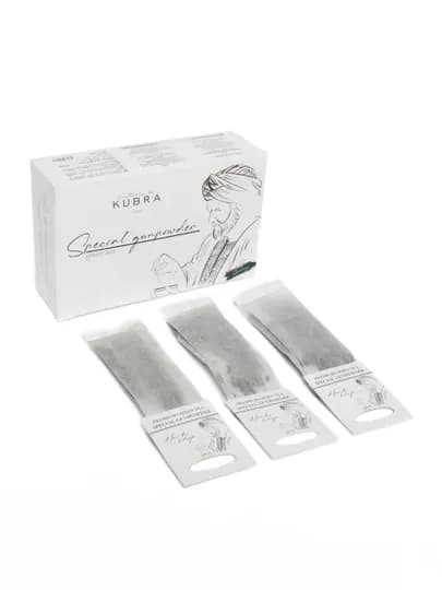 Зеленый чай "Special Gunpowder", 10 пакетиков, 40 г — KUBRA-SPECIALGUNPOW4G