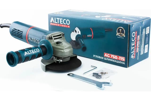 Болгарка (УШМ) ALTECO AG 750-115 , синий