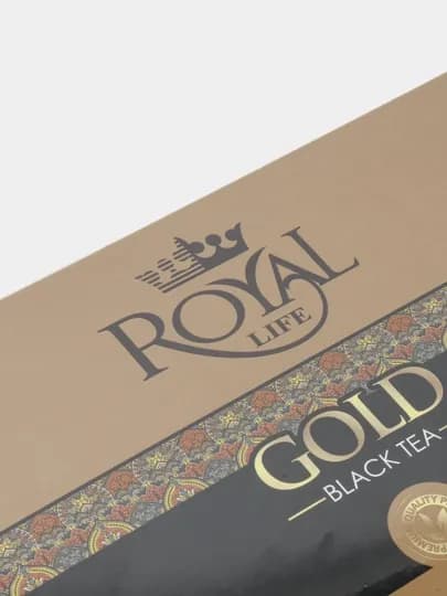 Чай черный Royal Life Gold, 100 пакетиков, 150 г — ROYALT-P0D6BA3