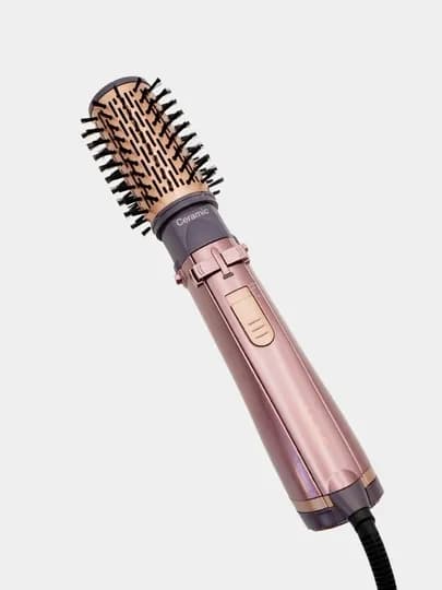 Профессиональный фен-щетка MAC Styler, фен с ионизацией для волос, мультистайлер — ELELIV-NABMAC-БЕЖЕВ