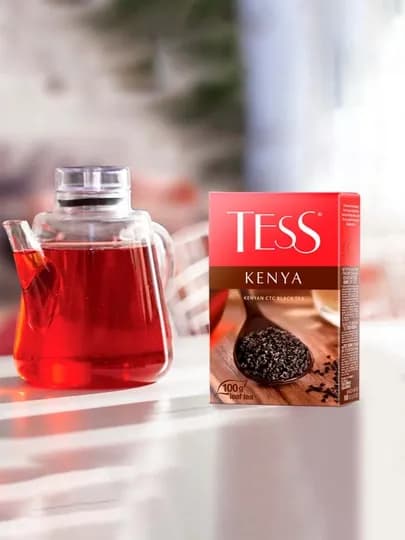 Чай чёрный Tess Kenya, листовой, 100 г — NIVEA-GRE0038