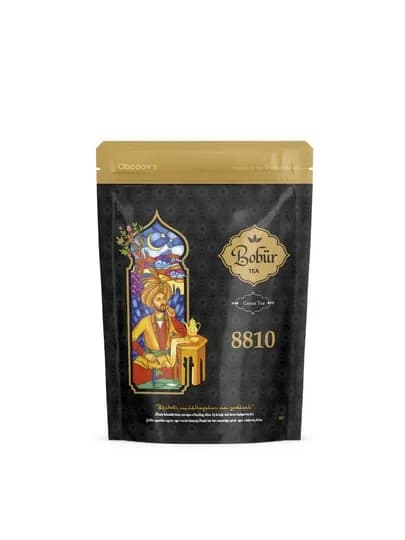 Bobur Tea 8810 – Зелёный чай высшего сорта, 200 г / 90 г — BOBURTE-ЧАЙ-200
