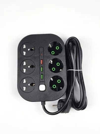 Smart Удлинитель 6+3 USB & Type-C — сетевой фильтр — BEACOS-ROZETKA-БЕЛЫЙ