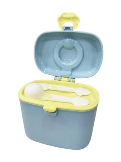 Контейнер для детской смеси 380, 550 мл — KITOB-MILKBOX-БИРЮЗ-550ml