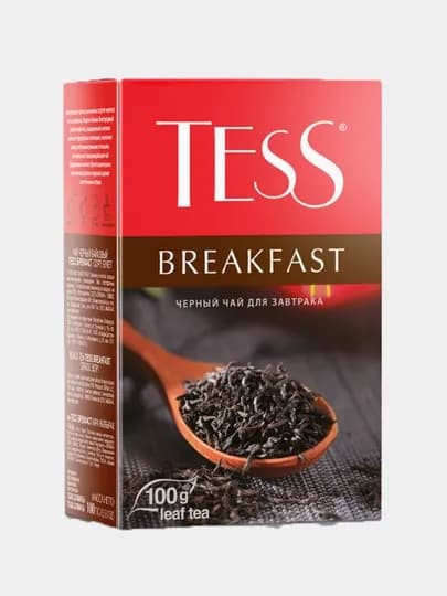 Чай черный листовой Tess Breakfast, 100 гр — NIVEA-GRE0037