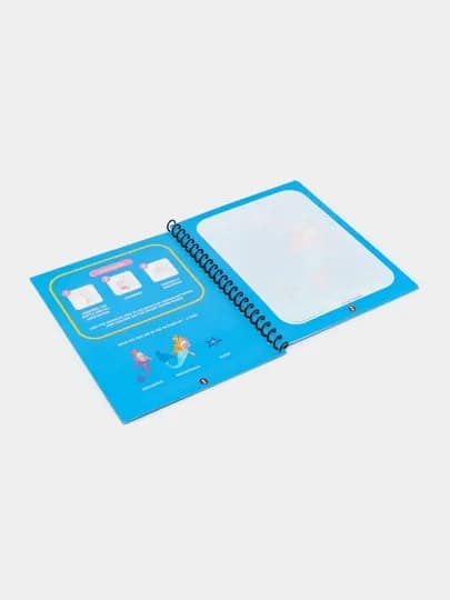 Magic Water Book многоразовая детская книжка для рисования водой — ILHOMM-MAGIC-СИНМЕЛ