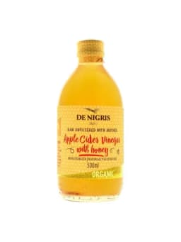 Не фильтрованный яблочный уксус с медом De Nigris, 500 мл — EUROG-022