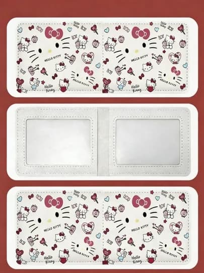 Аниме-кошелек для девочек Hello Kitty — ГЕНШИН-159-БЕЛЫЙ
