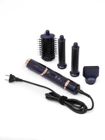 VGR MultiStyle Pro – фен-щётка и стайлер, 6 в 1 и 4 в 1 для идеальной укладки — ELELIV-VNAB-ИНДИГО
