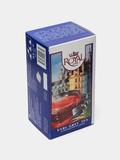 Чай Royal Life Earl Grey, 25 пакетиков — ROYALT-P0D6BA4