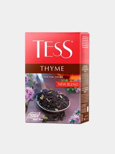 Черный чай Tess Thyme, листовой, 100 г — NIVEA-GRE0035