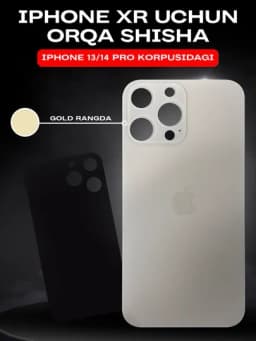 Заднее стекло корпуса iPhone XR 14 pro — IFIXMOB-KRISHKA-СВЕТЖЕЛ
