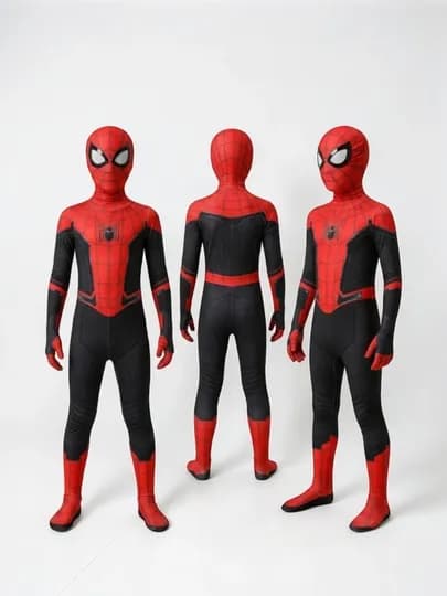 Карнавальный костюм супергероя, для косплея, для детей Spiderman, Человек паук — FXSHOP-SUITCPK-МАРСАЛ-140SM